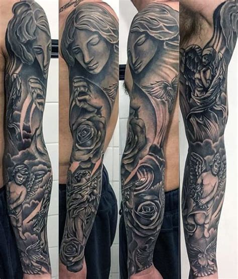 Religion sleeve tattoos - The Hindu religion is a powerful one. With origins in Nepal and India, there are many people that subscribe to the Hindu religion from all corners of the Earth. One beautiful aspect of Hindu is the amazing imagery that is present in the religion. With multiple gods and various symbols in the texts, these make […]